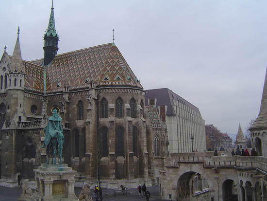 Budapest church castle hill