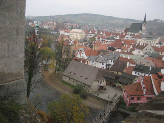 Krumlov from castle 2