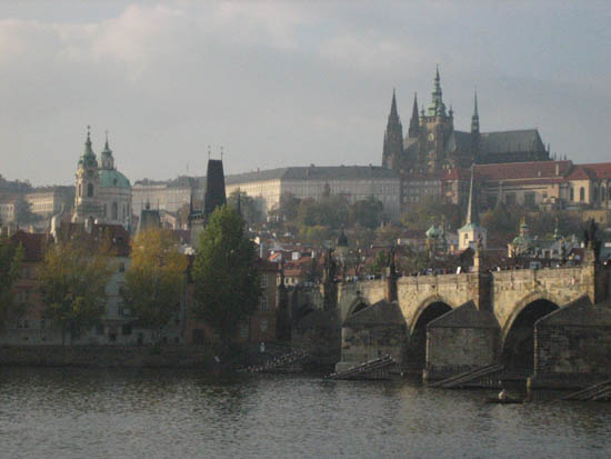 Prague Charles bridge St Vidas